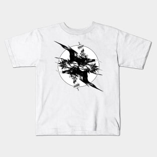 Lady and the crow Kids T-Shirt